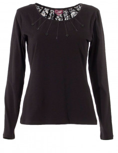 Tee shirt femme jersey uni 2