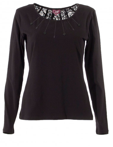 Knitted 97% Cotton 3% spandex tee shirt