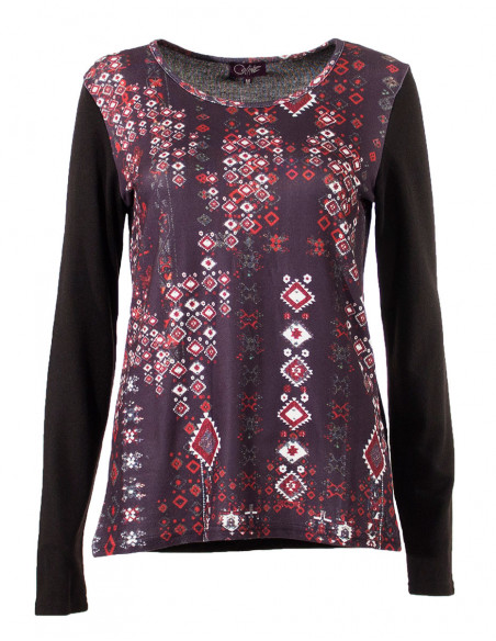 Knitted 97% Polyester 3% spandex tee shirt