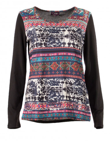 Knitted 97% Polyester 3% spandex tee shirt