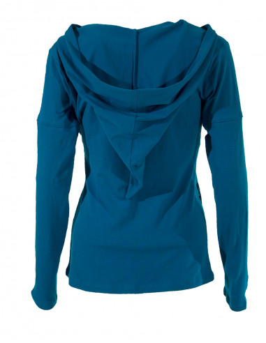 97% cotton 3% spandex tee shirt with long sleeves