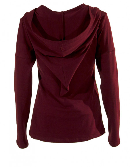 97% cotton 3% spandex tee shirt with long sleeves