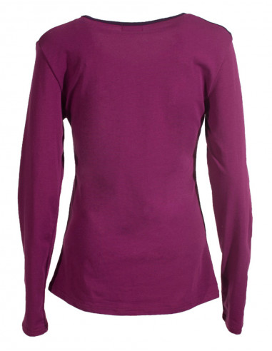 Tee shirt manches longues encolure V