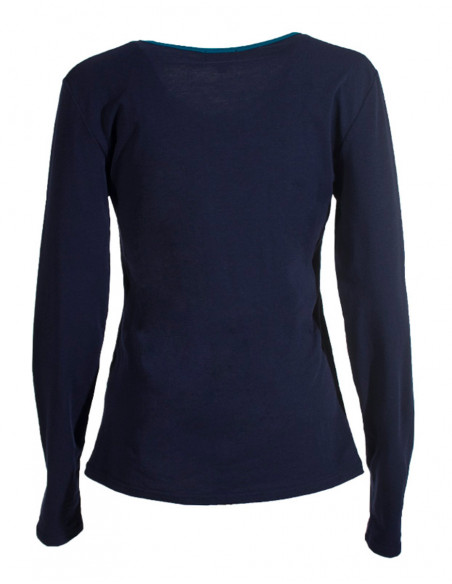 Tee shirt manches longues encolure V