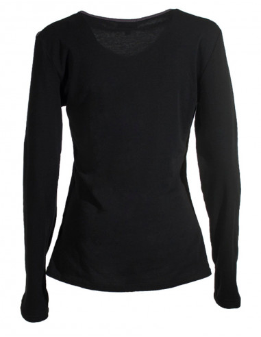 Tee shirt manches longues encolure V