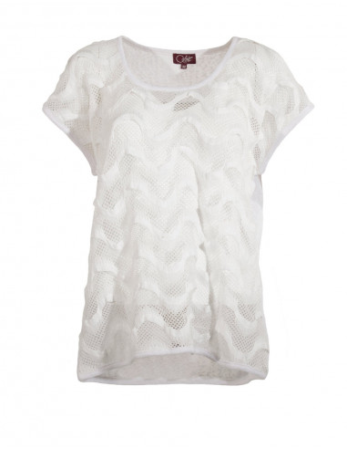 Knitted polyester tee shirt