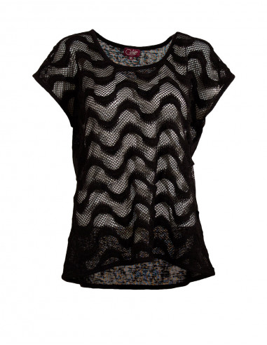 Knitted polyester tee shirt