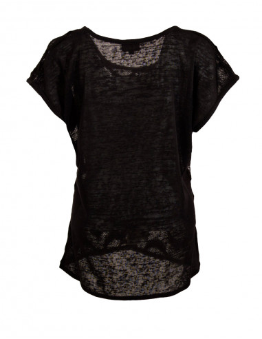 Tee shirt femme ajouré