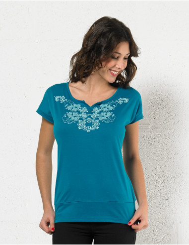 Tee shirt sans manche uni