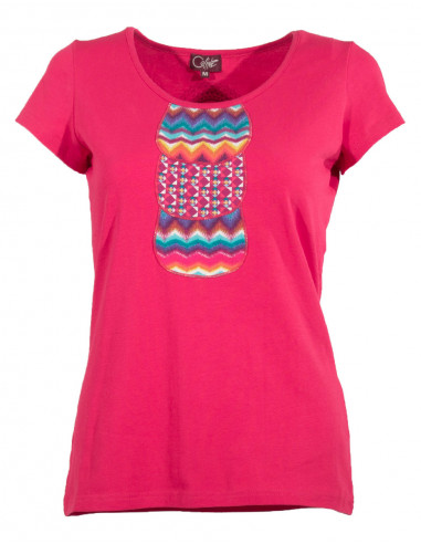 Tee shirt femme manches courtes