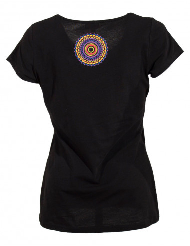 Knitted 97% cotton 3% spandex tee shirt