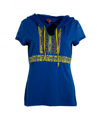 Knitted cotton tee shirt