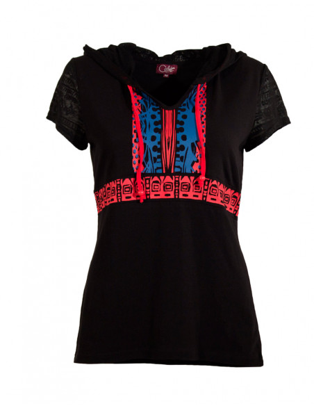 Knitted cotton tee shirt