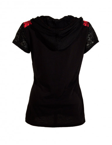 Knitted cotton tee shirt