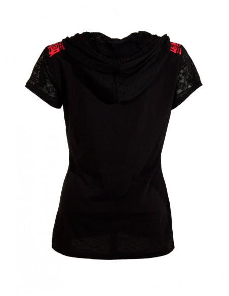 Knitted cotton tee shirt