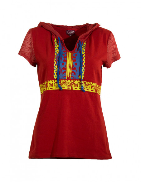 Knitted cotton tee shirt