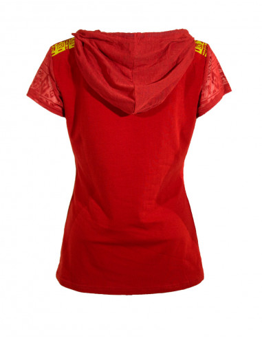 Knitted cotton tee shirt