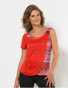 Knitted cotton tee shirt 2