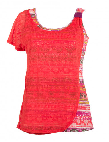 Knitted cotton tee shirt