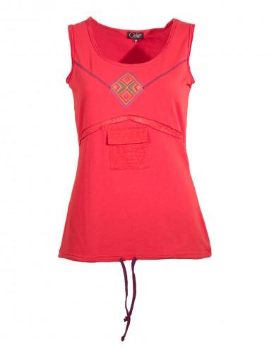 Débardeur ethnique uni