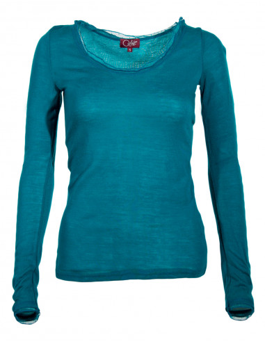 Tee shirt uni manches longues