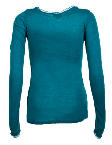 Tee shirt uni manches longues