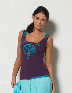 Debardeur femme ethnique imprimé 2