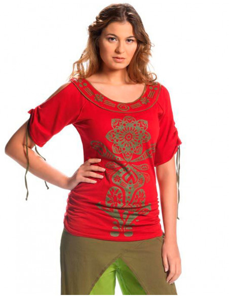 Maori cotton tee-shirt