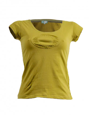 Cotton tee-shirt with short sleeves abysse