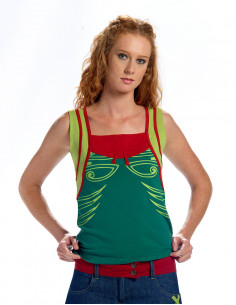 Tee shirt 62% polyester 35% cotton 3% spandex