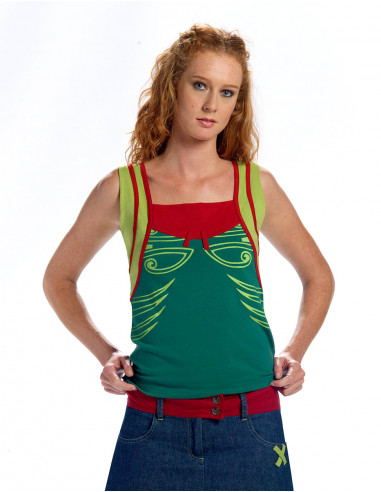 Tee shirt 62% polyester 35% cotton 3% spandex