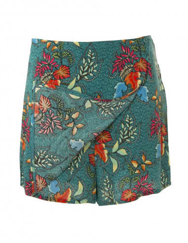 Short Viscose Panneau Devant Imprime Gra