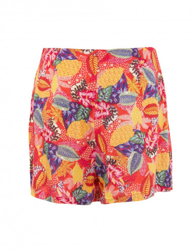 Short Viscose Panneau Devant Imprime Tut