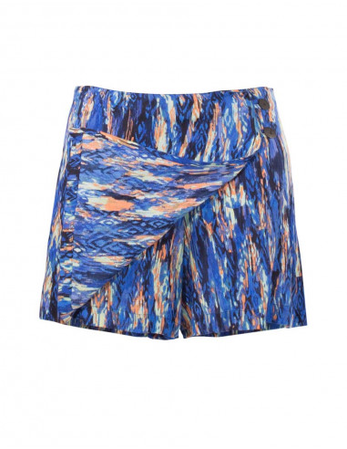 Short Viscose Panneau Devant Imprime Pan