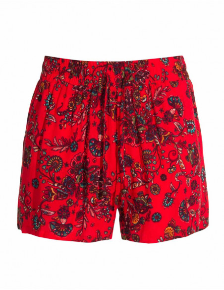 Short Viscose Imprime Rock