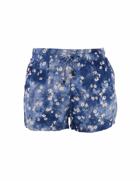 Short Viscose Imprime T/D Fleurs