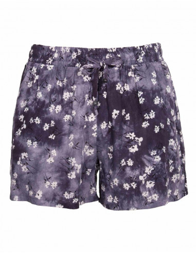 Rayon short T/D with embroideries