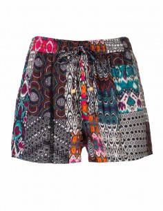 Short Viscose Imprime Patch Ikat 2