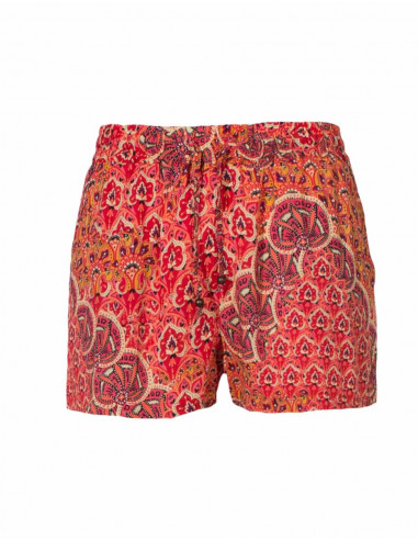 Rayon short with funny print