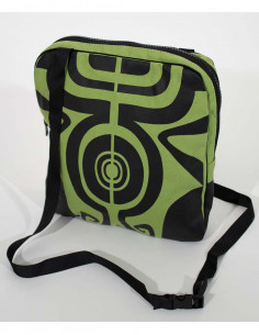 Sac coton besace imprimé Maori 2