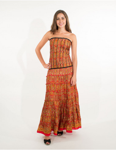 Polyester sari dress