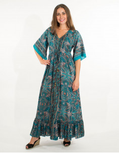 Polyester sari dress