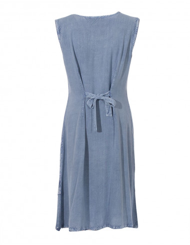 Robe Viscose Sw Sans Manches