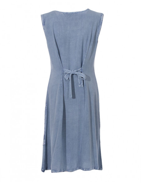 Robe Viscose Sw Sans Manches