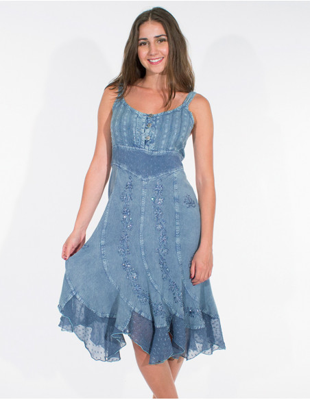 Viscose Sw Strapless Dress