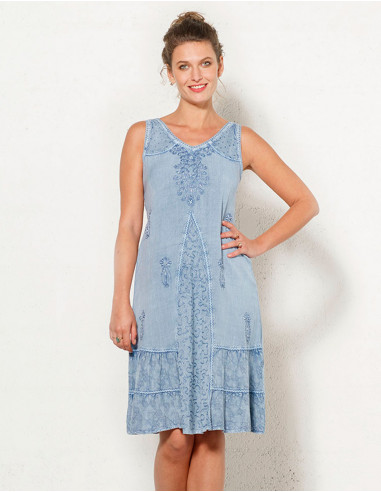 Viscose Sw Strapless Dress