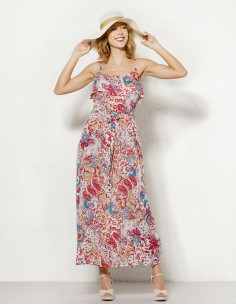 Long Dress Viscose Straps...