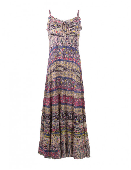 Viscose Strapless Maxi Dress Ja