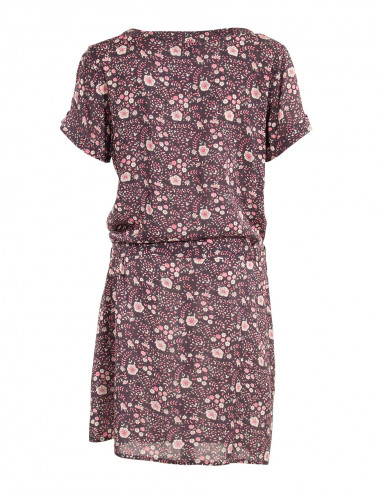 Robe Viscose Manches Courtes Imp Indiana