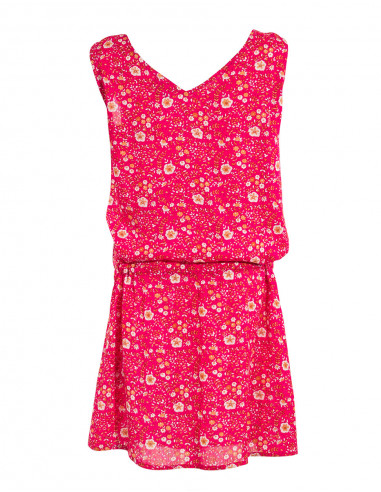 Indian Printed Sleeveless Viscose Dress